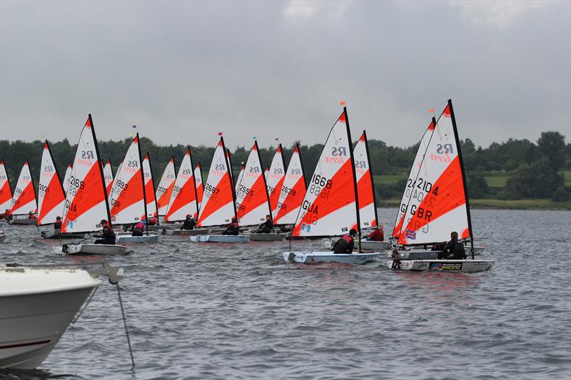 Sport fleet racing in the Magic Marine RS Tera Inland Championships 2014 photo copyright Steve Greenwood taken at Draycote Water Sailing Club and featuring the RS Tera class