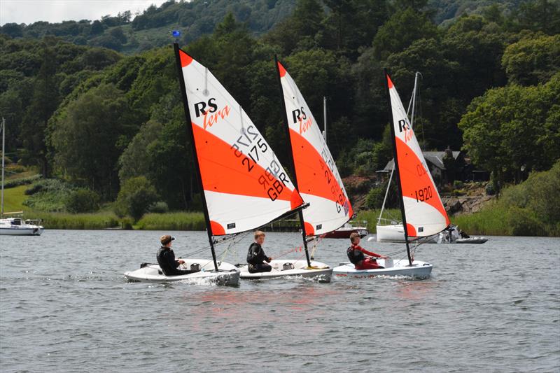 Racing in the Northern Travellers' Series on Windermere photo copyright Jennie Clark taken at South Windermere Sailing Club and featuring the RS Tera class