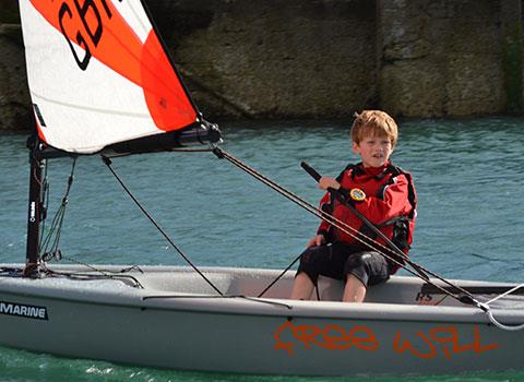William James from Torbay sailing his RS Tera photo copyright RTYC taken at Royal Torbay Yacht Club and featuring the RS Tera class