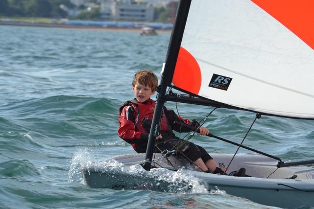 William James during the RS Tera South West Squad training photo copyright Nicholas James taken at Royal Torbay Yacht Club and featuring the RS Tera class