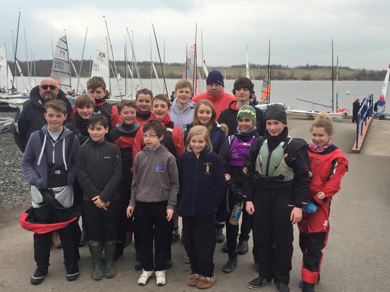 RS Tera Northern Squad during Winter Coaching photo copyright Jennie Clark taken at Leigh & Lowton Sailing Club and featuring the RS Tera class