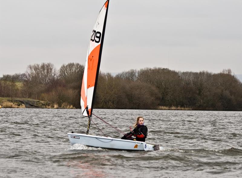Crewsaver Tipsy Icicle Series at Leigh & Lowton final weekend photo copyright Gerard van den Hoek taken at Leigh & Lowton Sailing Club and featuring the RS Tera class