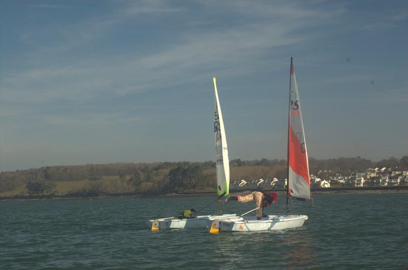 RS Tera Training Weekend at Port Dinorwic photo copyright Steve Sinfield taken at Port Dinorwic Sailing Club and featuring the RS Tera class
