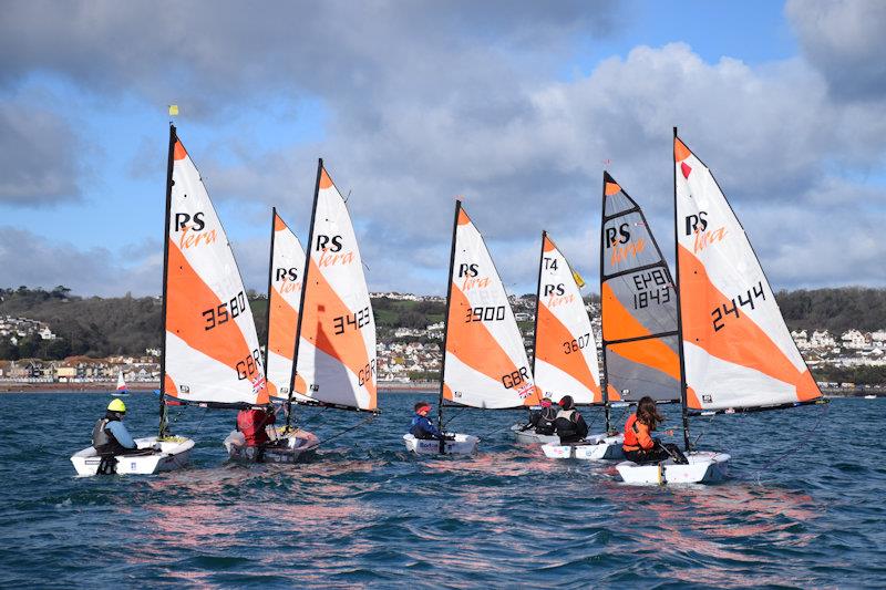 SWYSA Youth Winter Training at Paignton photo copyright Peter Solly taken at Paignton Sailing Club and featuring the RS Tera class