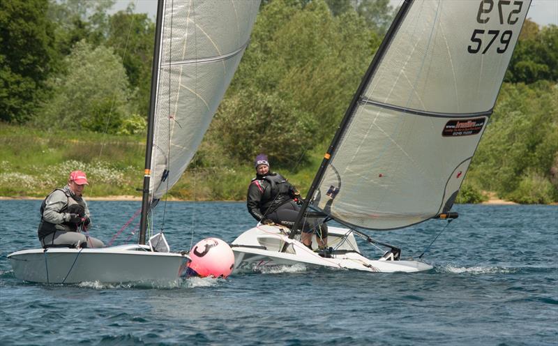 Magic Marine RS Vareo Grand Prix at the South Cerney Asymmetric Open photo copyright Dave Whittle taken at South Cerney Sailing Club and featuring the RS Vareo class
