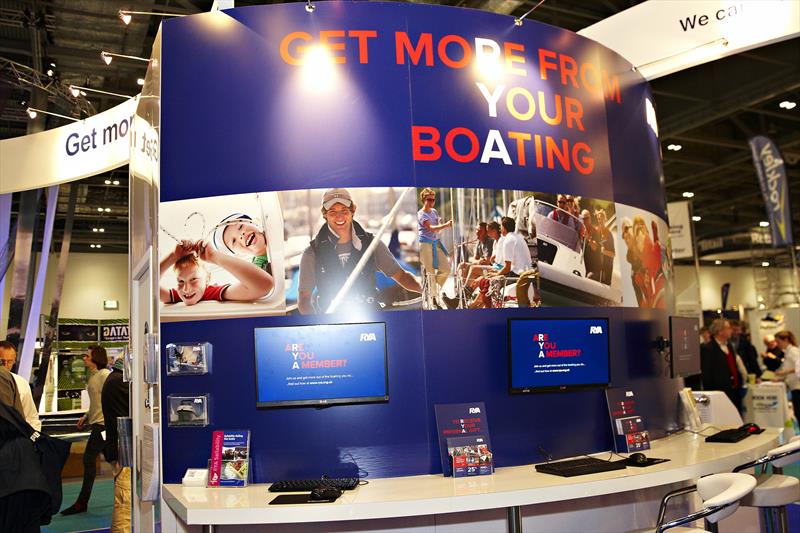 The Hub at the London Boat Show photo copyright RYA taken at  and featuring the  class