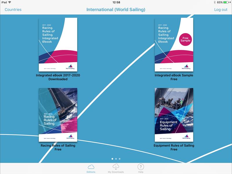 RYA and World Sailing launch new rules app photo copyright World Sailing taken at  and featuring the  class