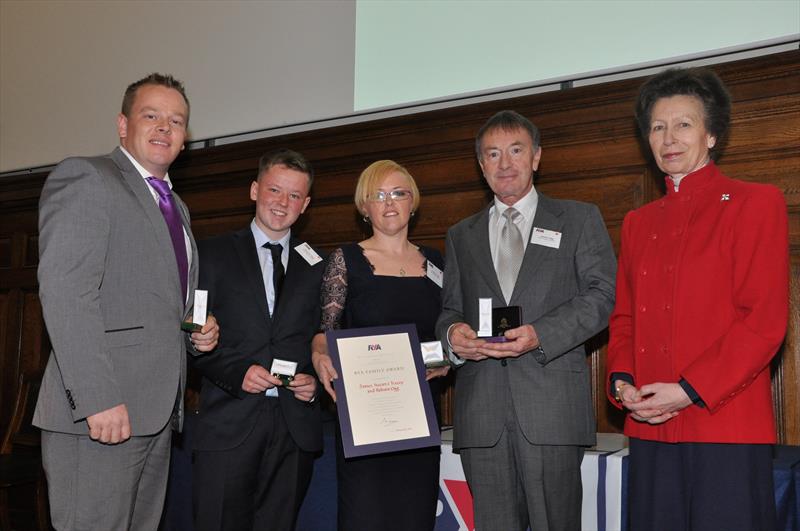 Family Award at the RYA Volunteer Awards photo copyright RYA taken at  and featuring the  class