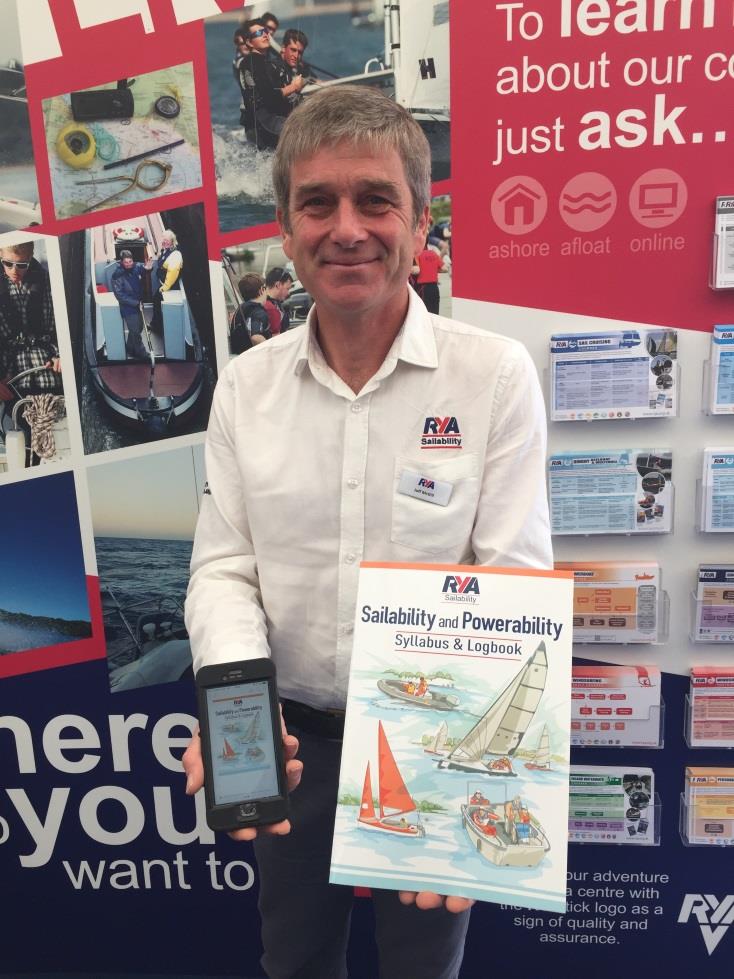 RYA Sailability Manager Joff McGill  photo copyright RYA taken at  and featuring the  class