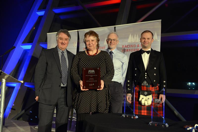 Loch Venachar Sailing Club wins the Club of the Year at the RYA Scotland annual awards dinner photo copyright Tony Gorzkowski taken at  and featuring the  class