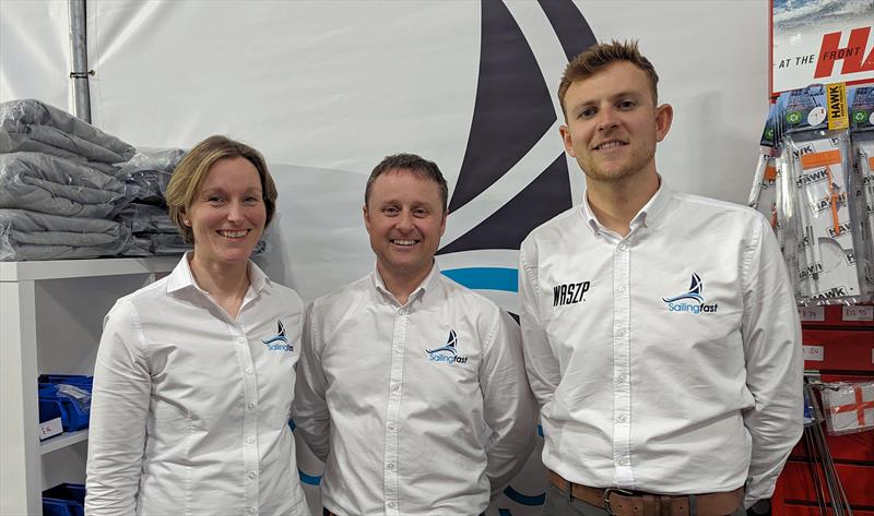 (l-r) Emma Hepplewhite, Duncan Hepplewhite, Rory Wilson photo copyright Mark Jardine taken at RYA Dinghy Show and featuring the  class