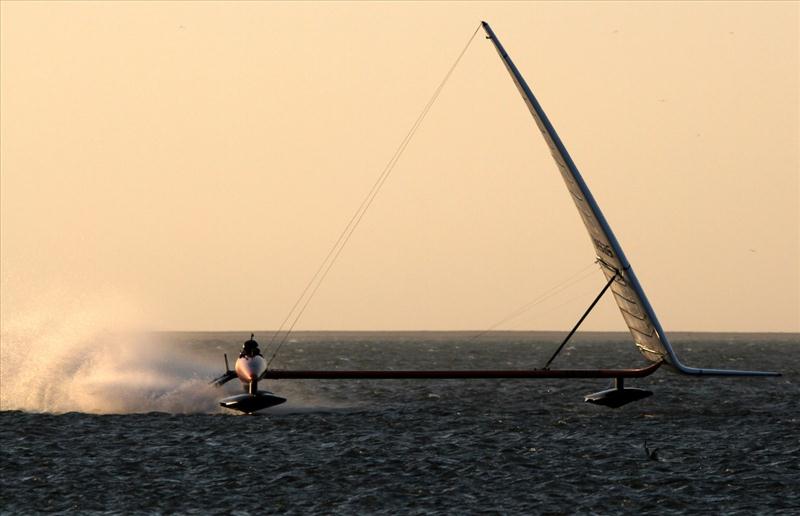 Outright World Speed Sailing Record holder, VESTAS Sailrocket 2 - photo © Helena Darvelid / VESTAS Sailrocket 2