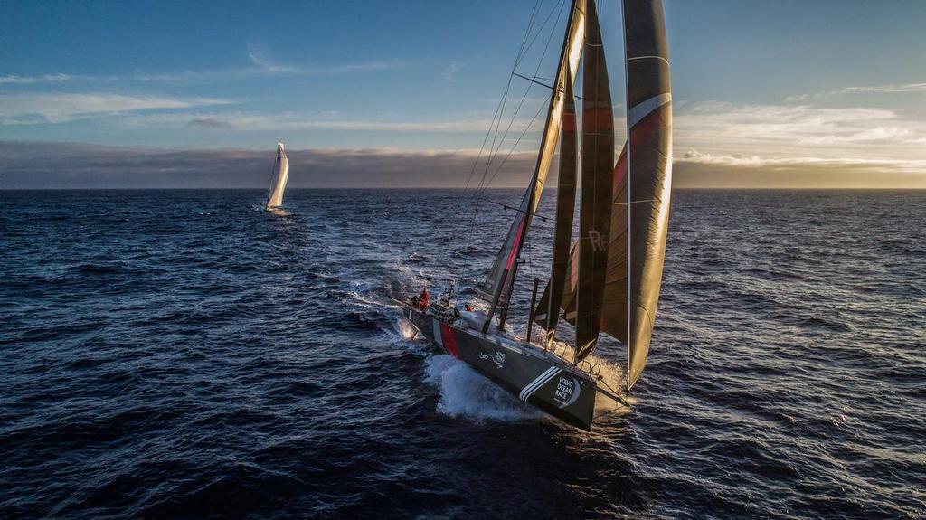 Leg 02, Lisbon to Cape Town, Day 15 Racing could not be much closer on board Sun Hung Kai/Scallywag. Photo by Konrad Frost/Volvo Ocean Race. 19 November, 2017. - photo © Volvo Ocean Race http://www.volvooceanrace.com