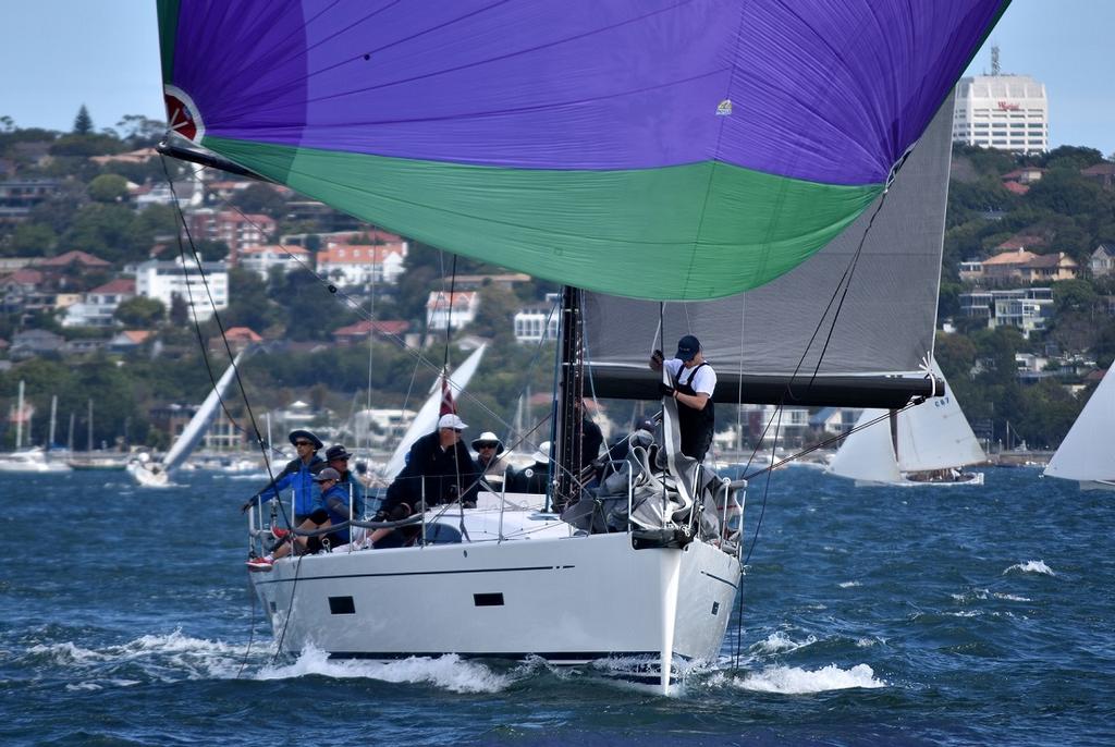 Ian Box's Toy Box 2 on the run in Div 2 - Sydney Short Ocean Racing Championship 2017 photo copyright MHYC http://www.mhyc.com.au/ taken at  and featuring the  class