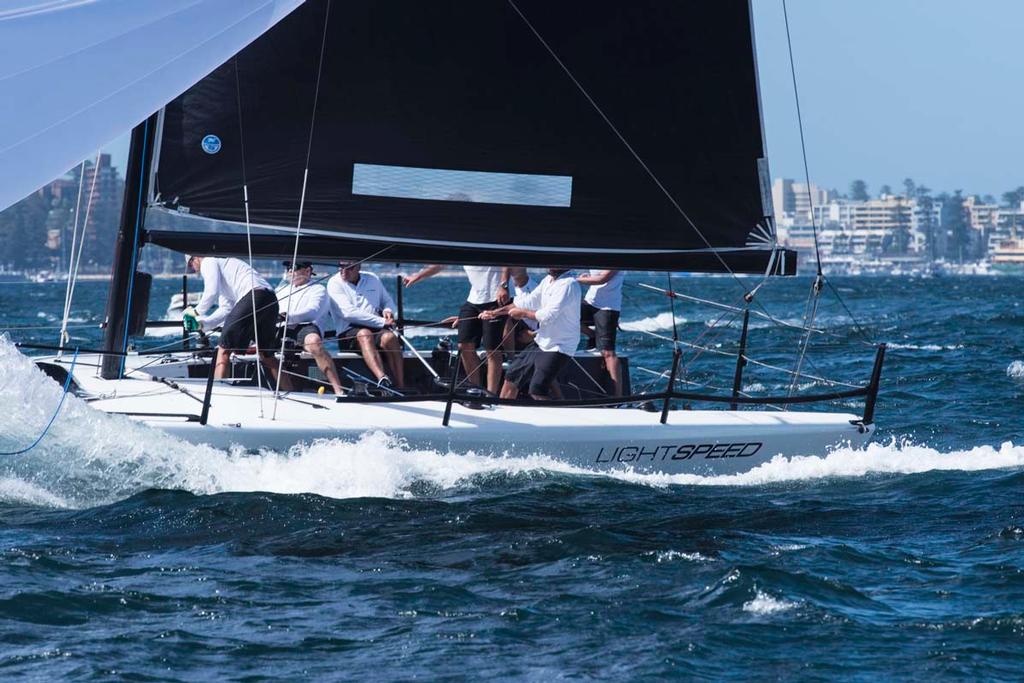 Stephen Barlow's Lightspeed in fast mode - Sydney Short Ocean Racing Championship 2017 photo copyright Margaret Fraser-Martin taken at  and featuring the  class