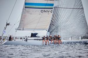 In a battle with Lunatix, Broad View Hamburg – RORC Transatlantic Race photo copyright  James Mitchell / RORC taken at  and featuring the  class