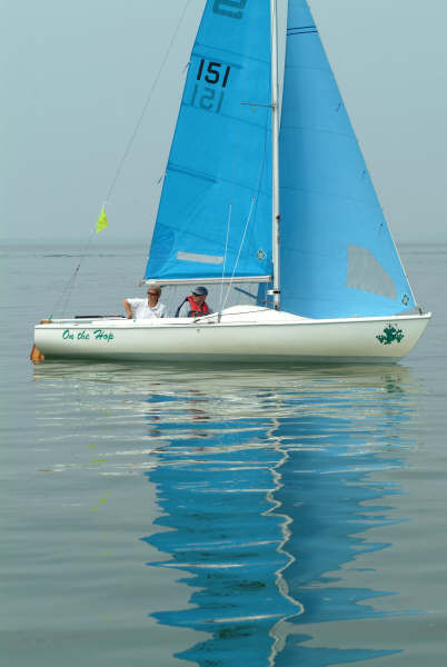 Boats of all shapes and sizes take part in the Southend Nore Race photo copyright Graeme Sweeney taken at Benfleet Yacht Club and featuring the Sandhopper class
