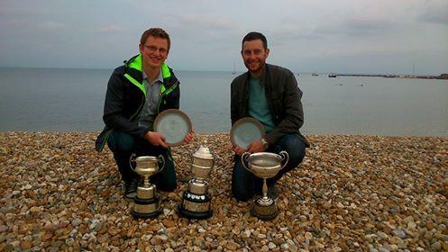 Andy McKee and Chris Massey win the 2015 Scorpion Nationals photo copyright Penny Jeffcoate taken at Lyme Regis Sailing Club and featuring the Scorpion class