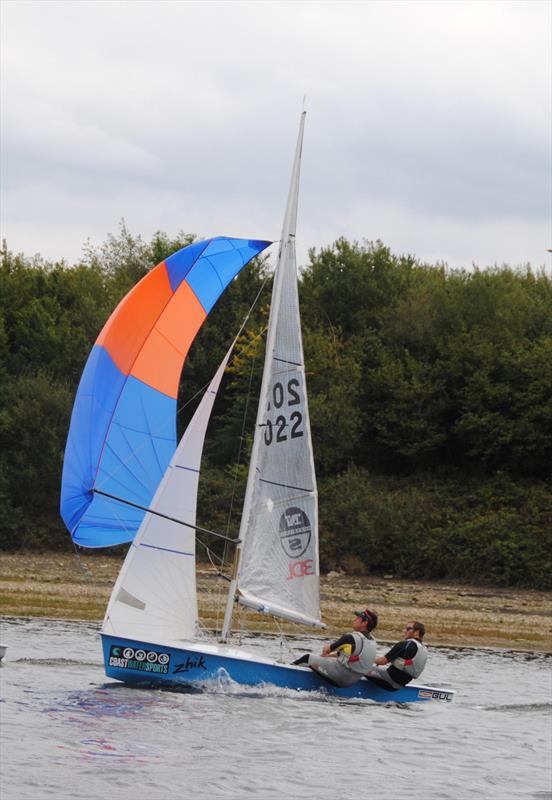 Peter Gray and Richard Pepperdine finish first at Staunton SC's Bart's Bash event photo copyright Ann Nugent taken at Staunton Harold Sailing Club and featuring the Scorpion class