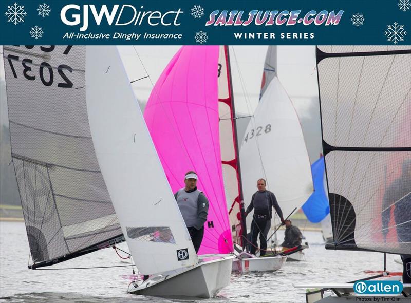 GJW Direct SailJuice Winter Series Oxford Blue photo copyright Tim Olin / www.olinphoto.co.uk taken at Oxford Sailing Club and featuring the Scorpion class