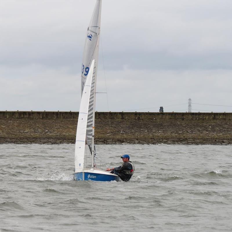 Strong winds for the Staunton Blaster photo copyright Ann Nugent taken at Staunton Harold Sailing Club and featuring the Scorpion class