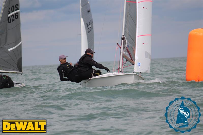 DeWALT Scorpion Nationals at Eastbourne Day 1 photo copyright Ben / Send It Media taken at Eastbourne Sovereign Sailing Club and featuring the Scorpion class