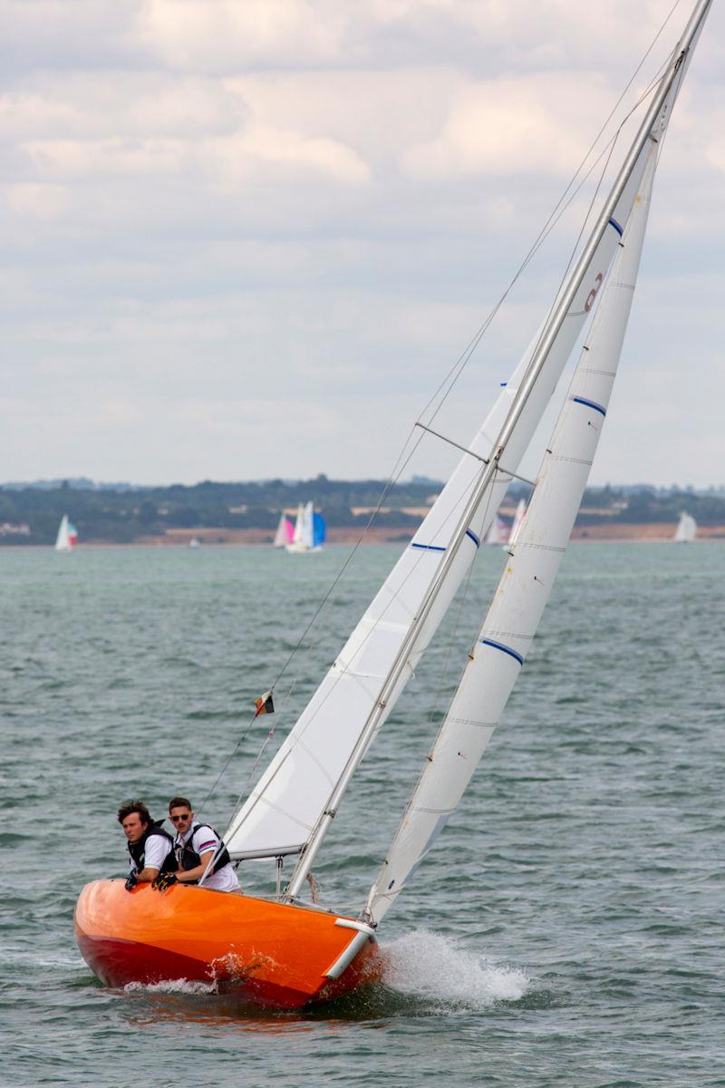 Cowes Week day 6 photo copyright Martin Augustus / www.sailingimages.co.uk taken at Cowes Combined Clubs and featuring the Seaview Mermaid class