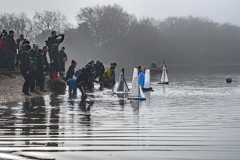 First race restarted during the 2021 Setley Cup on Boxing Day photo copyright Paul French / www.coolhat.co.uk taken at  and featuring the Setley Cup class