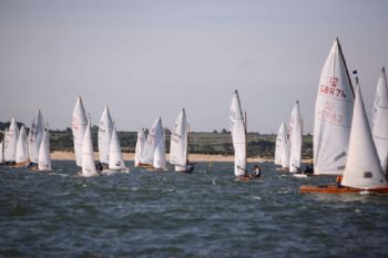 33 Sharpies, including two Dutch teams, for the nationals at Brancaster Staithe