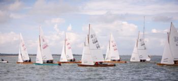 33 Sharpies, including two Dutch teams, for the nationals at Brancaster Staithe