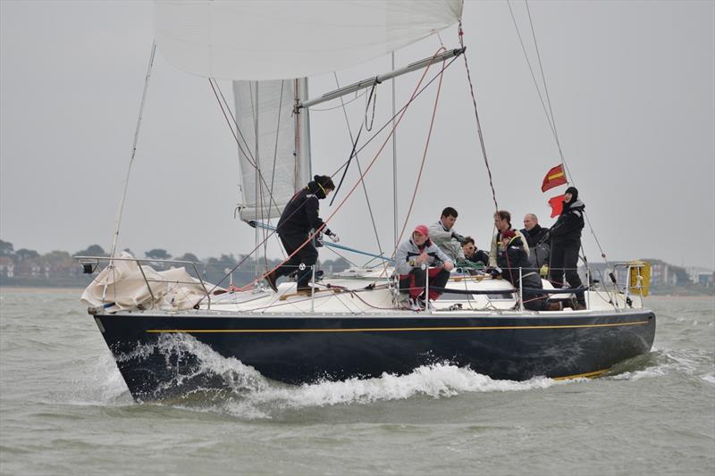 Persephone wins the Sigma 38 Nationals 2015 at Hamble photo copyright Richard Janulewicz / www.sharkbait.org.uk taken at Royal Southern Yacht Club and featuring the Sigma 38 class