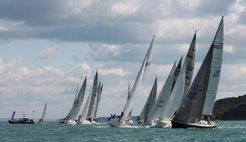 Taittinger Royal Solent Yacht Club Regatta photo copyright Keith Allso taken at Royal Solent Yacht Club and featuring the Sigma 38 class