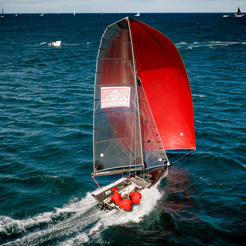 16ft Skiff - Opening Heat of Manly's 2022/23 Club Championship  photo copyright Michael Chittenden taken at Manly 16ft Skiff Sailing Club and featuring the 16ft Skiff class