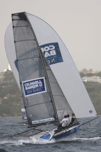 Mark Kennedy, in Coldwell Banker New Homes, will be competing against his brother in the Giltinan 18ft Skiff Championship