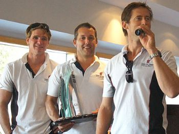 The Thurlow Fisher Lawyers crew at the Australian nationals presentation