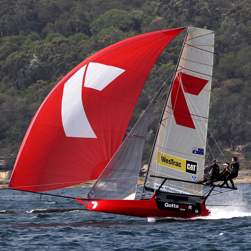 Gotta Love It 7 photo copyright Frank Quealey taken at Australian 18 Footers League and featuring the 18ft Skiff class
