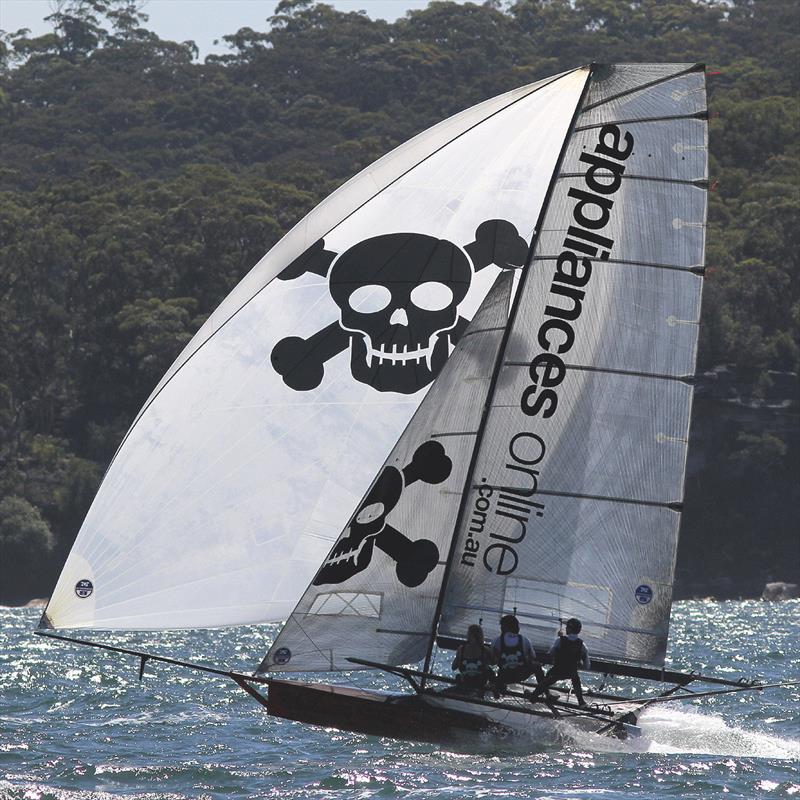 Appliancesonline.com.au was consistent to finish a good second in the Syd. Barnett Memorial Trophy photo copyright Frank Quealey taken at  and featuring the 18ft Skiff class