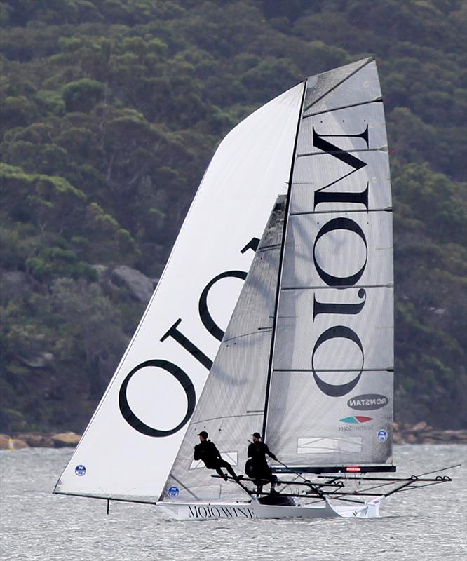 Mojo Wine looked good early in race 5 of the NSW Championship photo copyright Frank Quealey taken at  and featuring the 18ft Skiff class