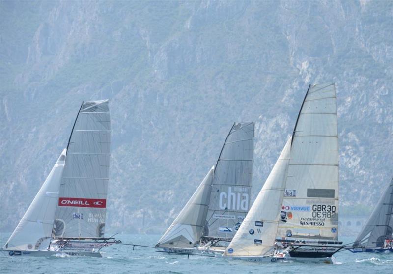 Final day of the 18ft Skiff Mark Foy on Lake Garda photo copyright Martin Ruegg taken at Circolo Vela Torbole and featuring the 18ft Skiff class