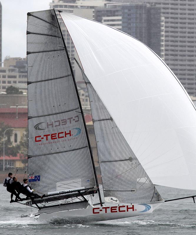 C-Tech produced another consistent performance in 18ft Skiff 2017 JJ Giltinan Championship race 3 photo copyright Frank Quealey taken at Australian 18 Footers League and featuring the 18ft Skiff class
