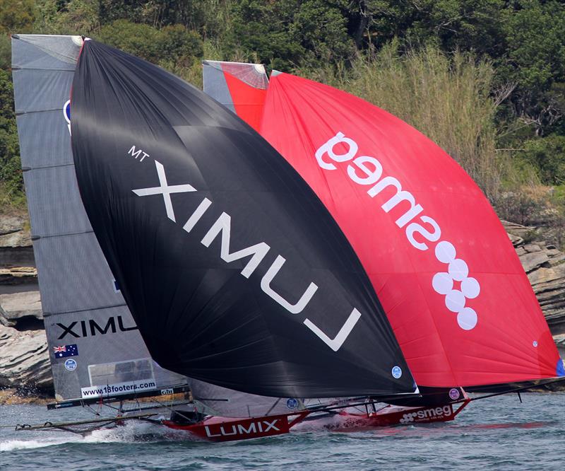 The young Lumix team battle with the 2016 JJ Giltinan champion Smeg - photo © Frank Quealey