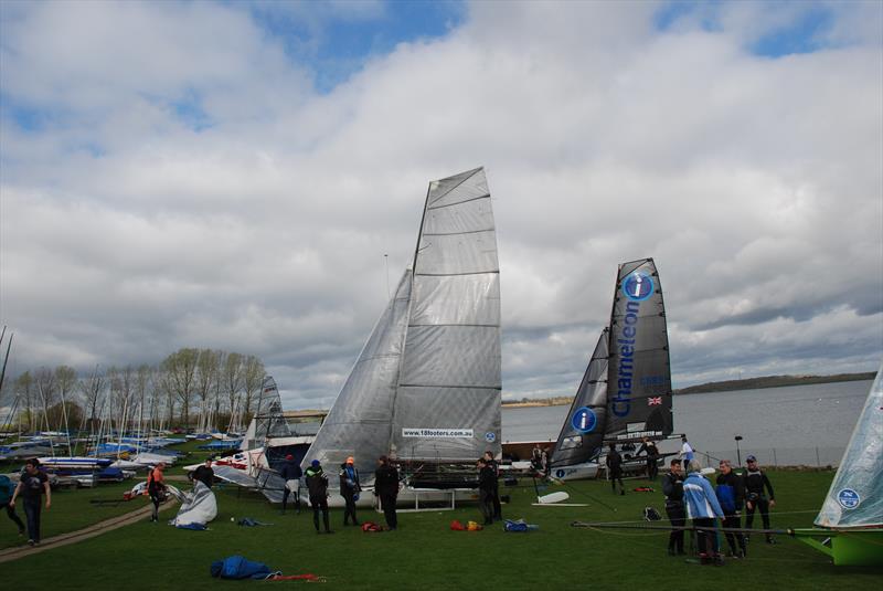 Try an 18 day at Grafham photo copyright Matthew Kiddle taken at Grafham Water Sailing Club and featuring the 18ft Skiff class
