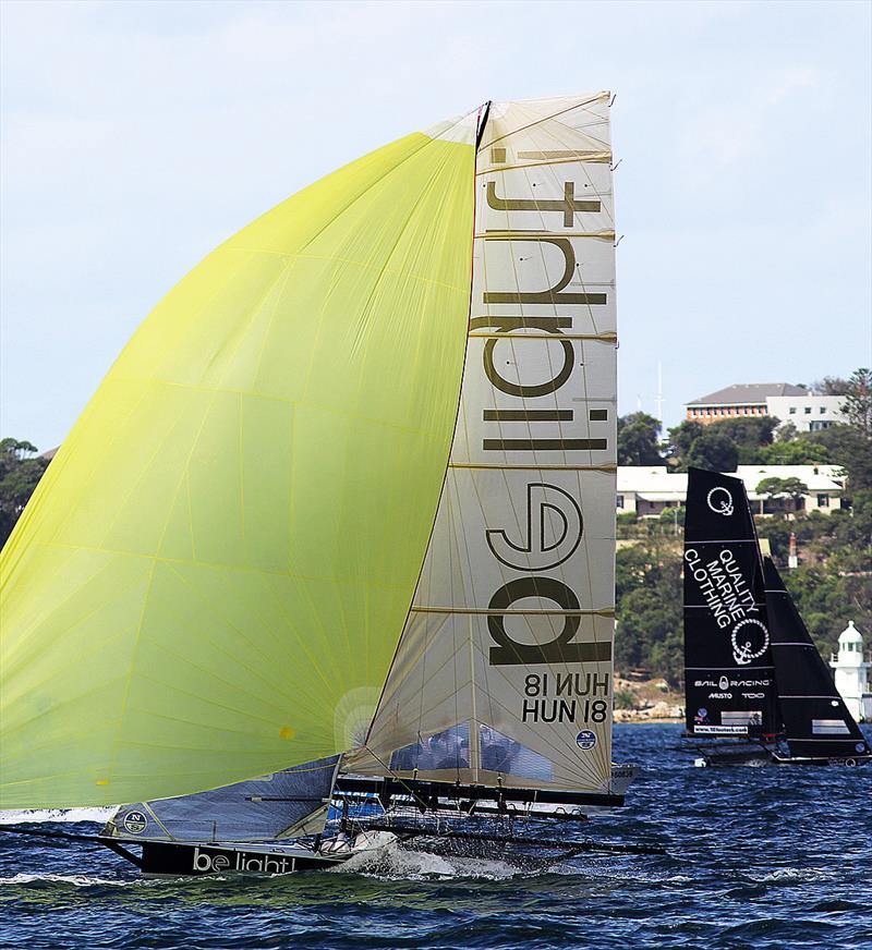 Hungarian Be-Light team competed well all day in the 18ft Skiff JJ Giltinan Championship - photo © Frank Quealey