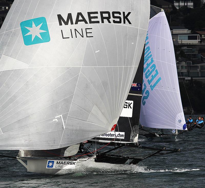 Maersk Line heads for home to win 18ft Skiff JJ Giltinan Championship Race 5 - photo © Frank Quealey