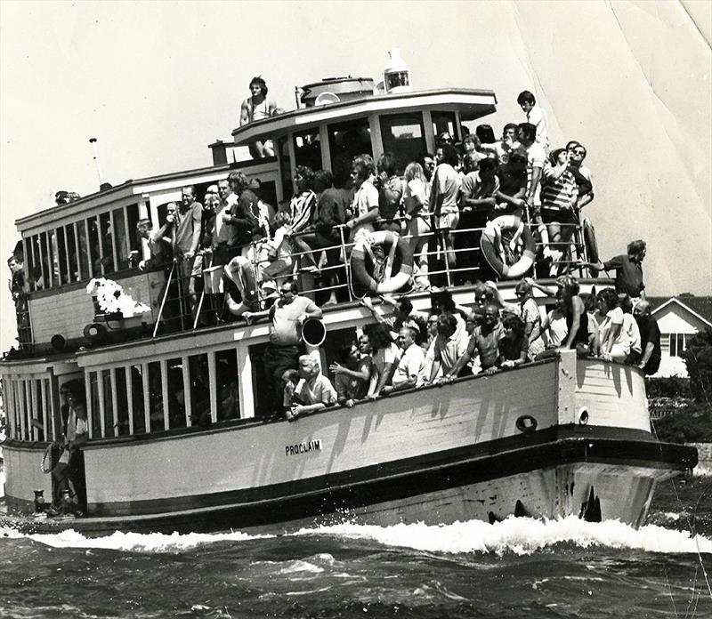 18 Footer Spectator Ferry, Proclaim used in the 50s - photo © Archive