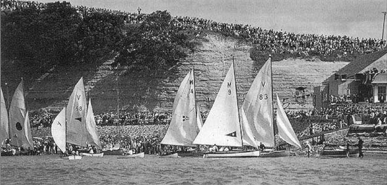 A scene from the 1939 JJ Giltinan regatta