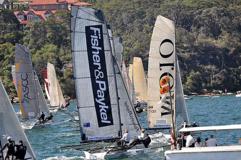 Thomas Quigley catches the incident which cost Mojo Wine her victory in race 2 of the 64th JJ Giltinan Championship