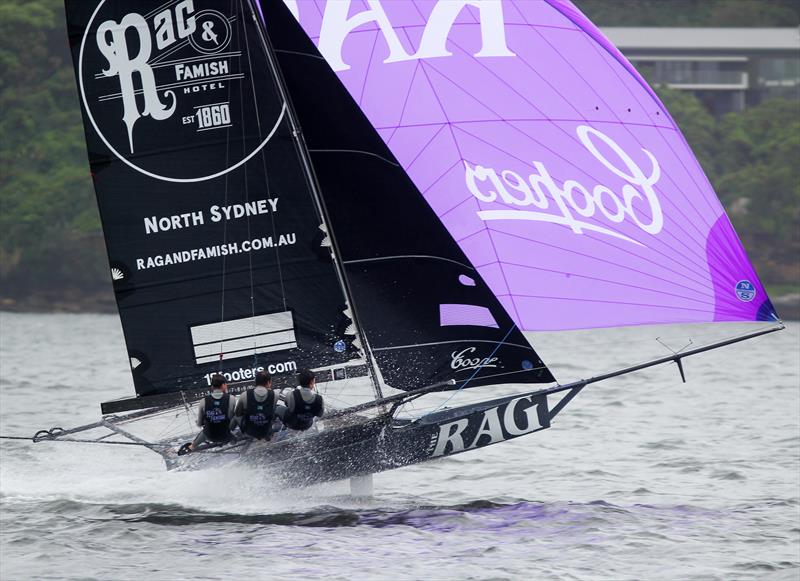 2022 18ft Skiff JJ Giltinan Championship Race 2 photo copyright Frank Quealey taken at Australian 18 Footers League and featuring the 18ft Skiff class