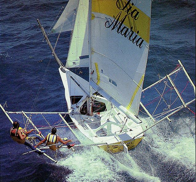 Tia Maria 'wings' photo copyright Bob Ross taken at Australian 18 Footers League and featuring the 18ft Skiff class