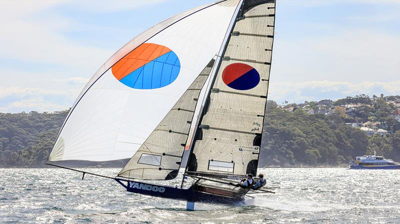 Yandoo in similar conditions to what's predicted on Sunday - 2023-24 Spring Championship - photo © SailMedia